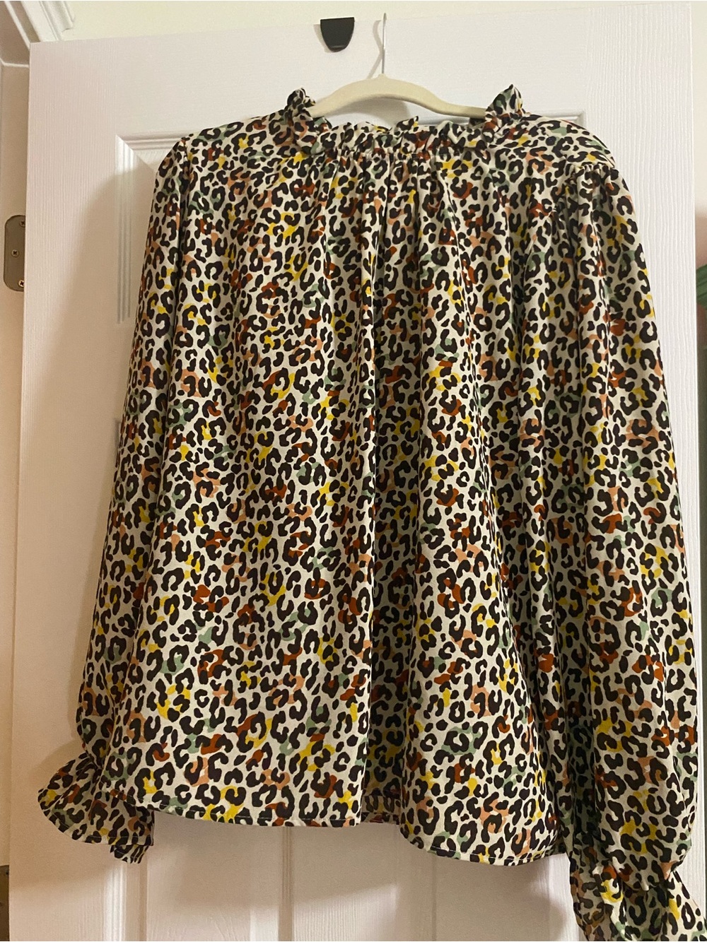 Womens Haptics Multicolor Leopard Print Blouse